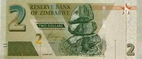 ZIMBABWE BUNDLE 100 X 20 BILLION USED BANKNOTE BUNDLE PACK VG/F 