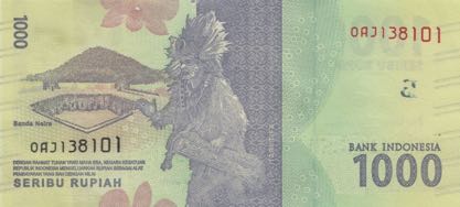 INDONESIA 2016 UNC 2000 Rupiah Banknote P 155  "National Heroes" Issue 