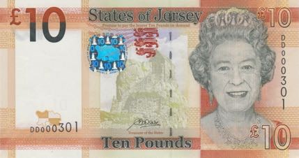 Jersey Banknote NEW ISSUE one pound UNC condition Code HE 2018 Pick38? 
